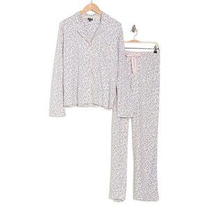 COZY ZOE Printed Shirt & Pants 2-Piece Pajama Set - NWT - Size Small